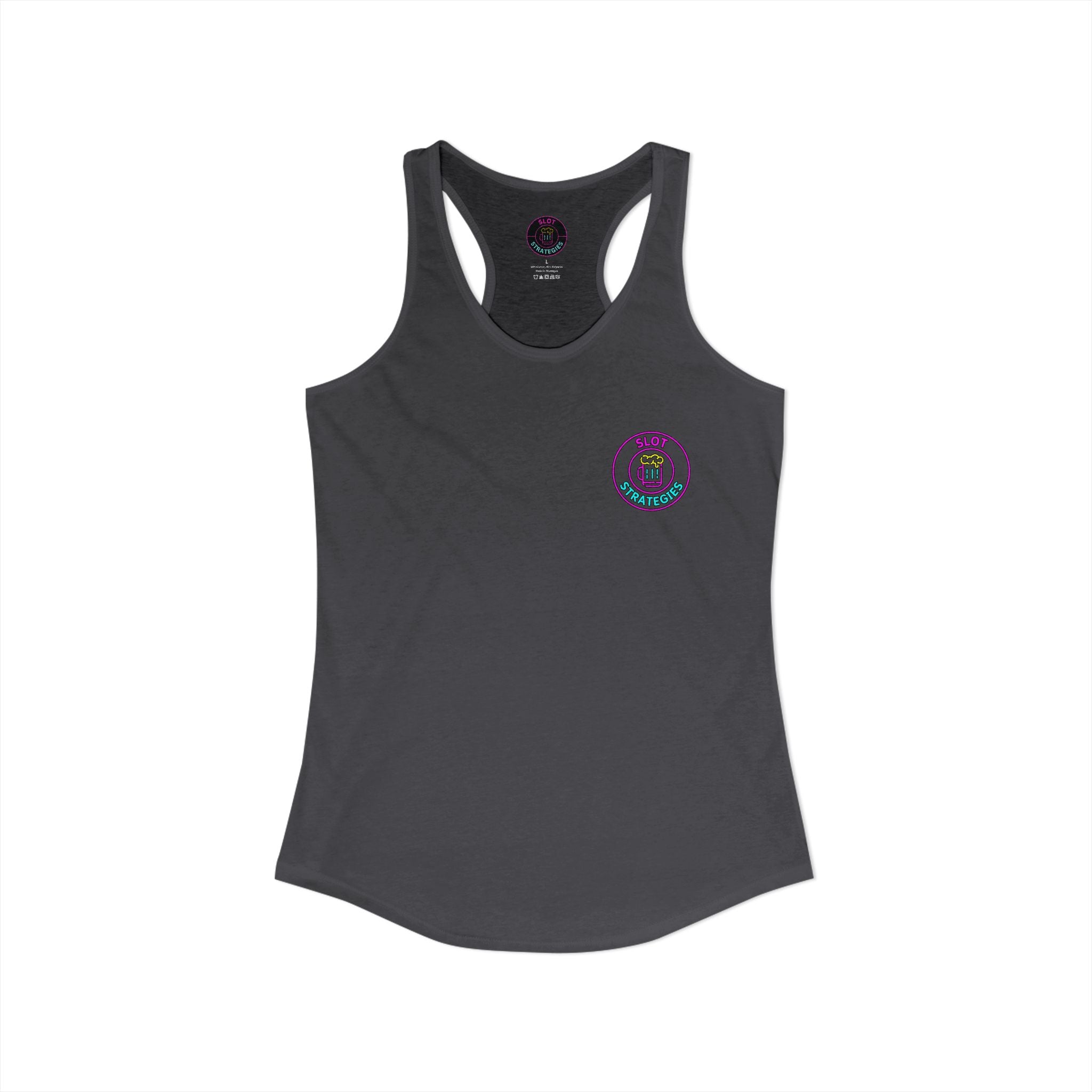 Women's Racerback Tank - Business In The Front, Party In The Back!