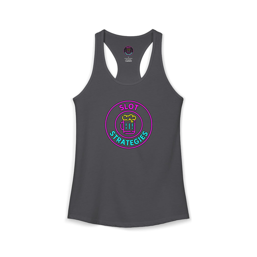Women's Racerback Tank - Slot Strategies Classic Logo