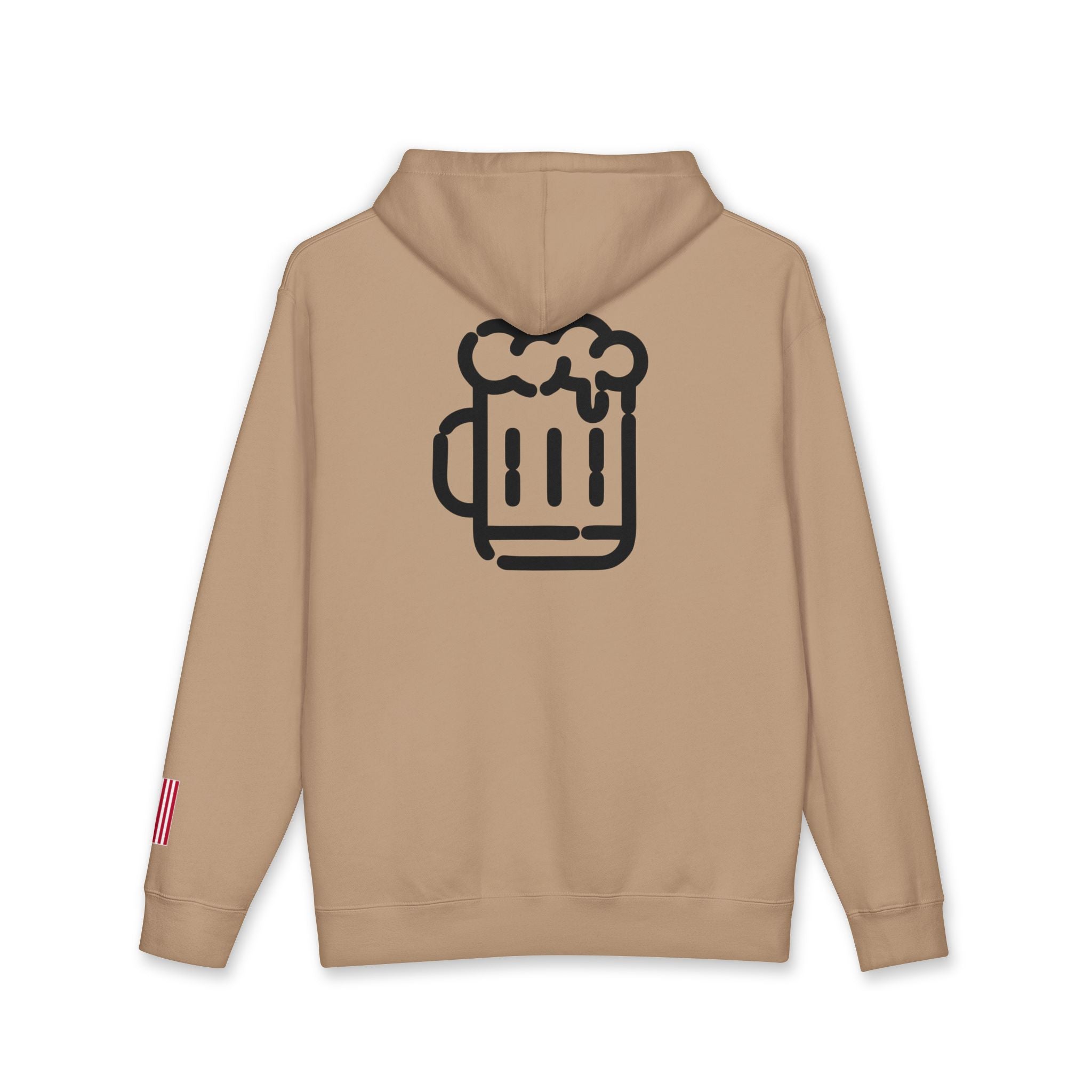 All American Vintage Classic Beer Mug Hoodie - Business In The Font, Party In The Back!