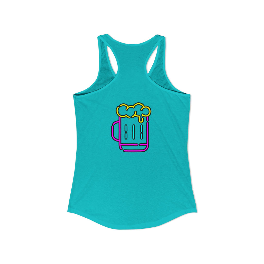 Women's Racerback Tank - Business In The Front, Party In The Back!
