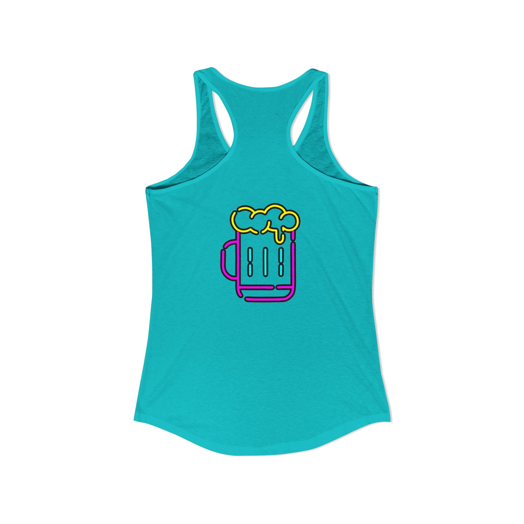 Women's Racerback Tank - Business In The Front, Party In The Back!