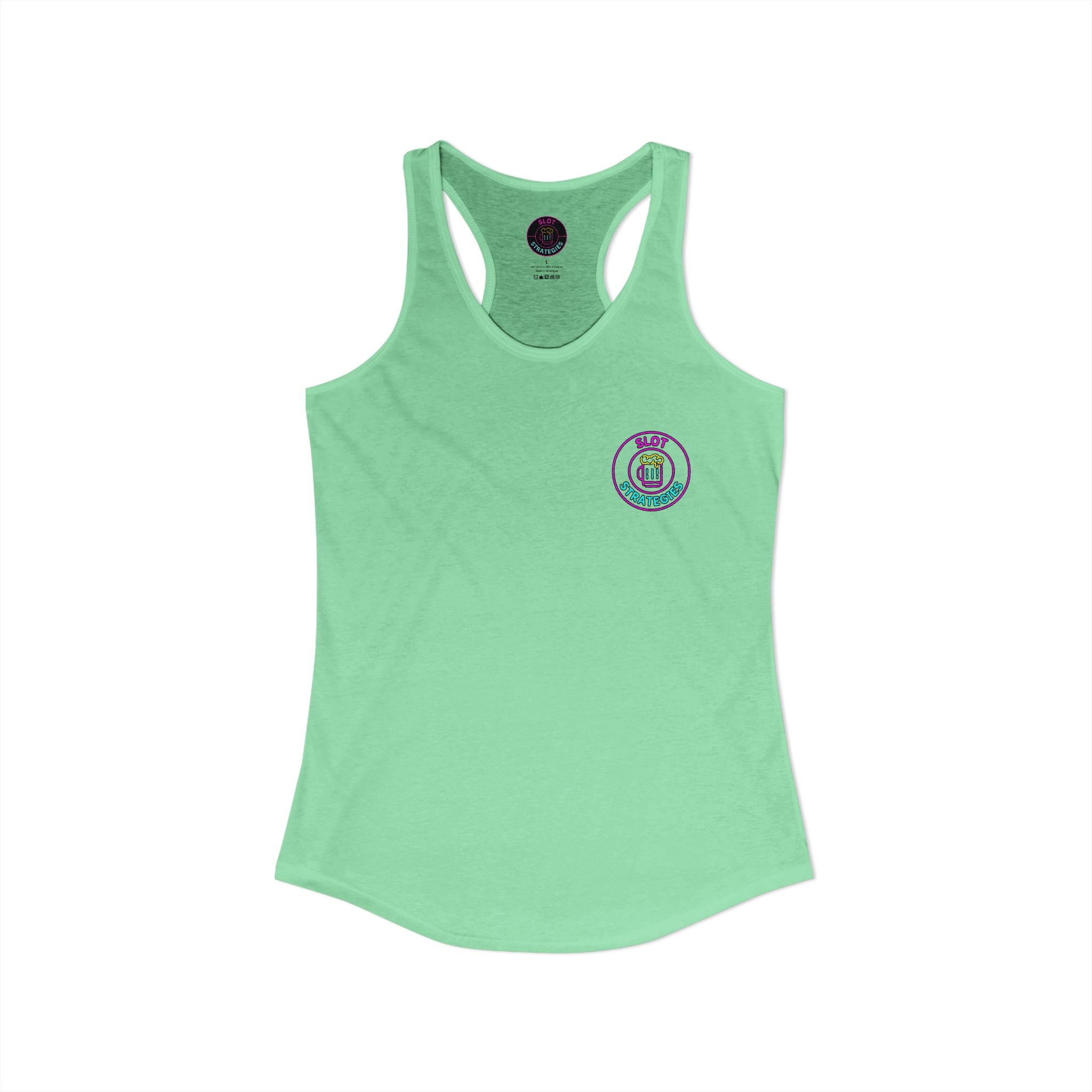 Women's Racerback Tank - Business In The Front, Party In The Back!