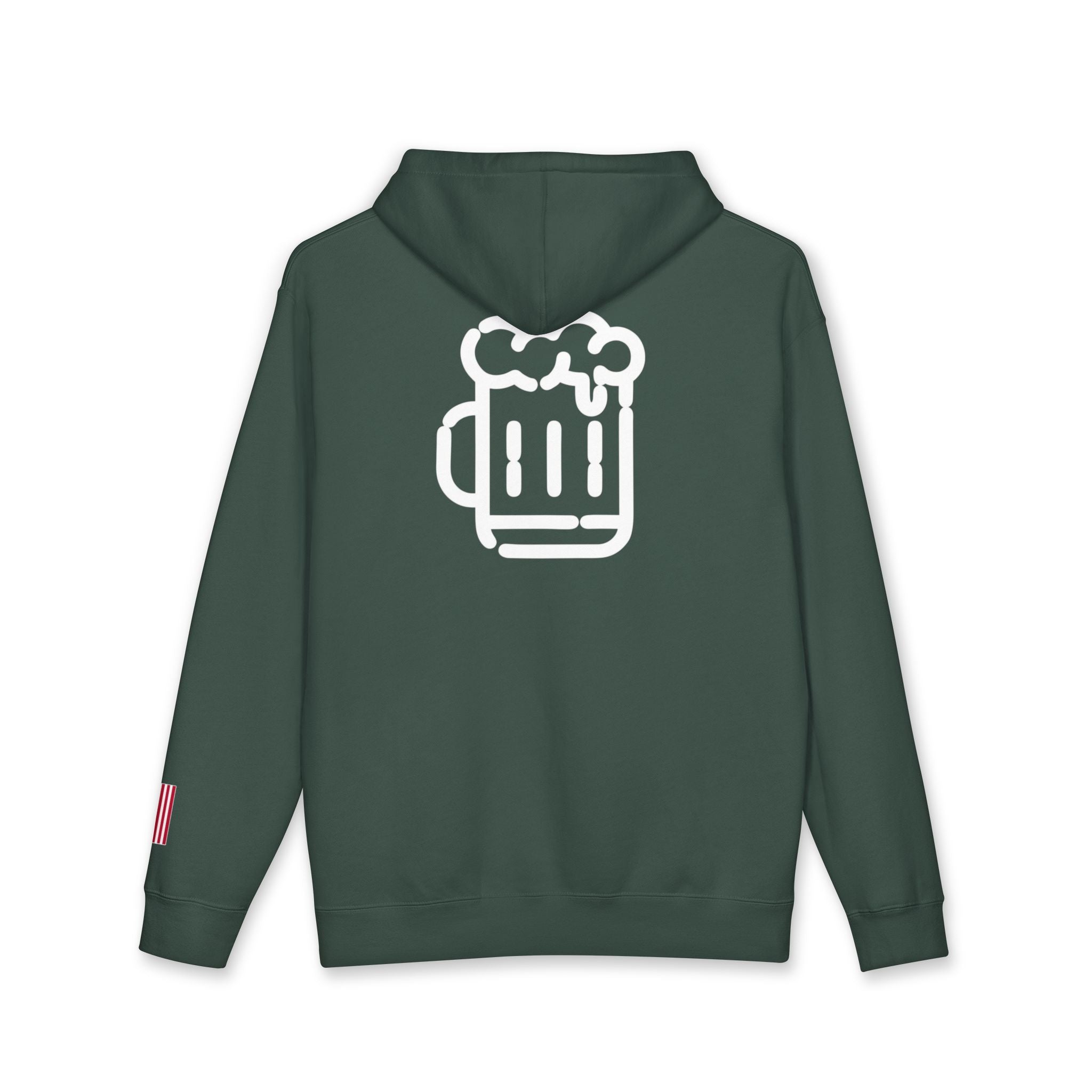 All American Vintage Classic Beer Mug Hoodie - Business In The Font, Party In The Back!