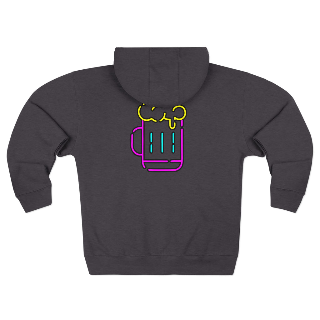 Slot Strategies Zip Up Hoodie - Business In The Front, Party In The Back!