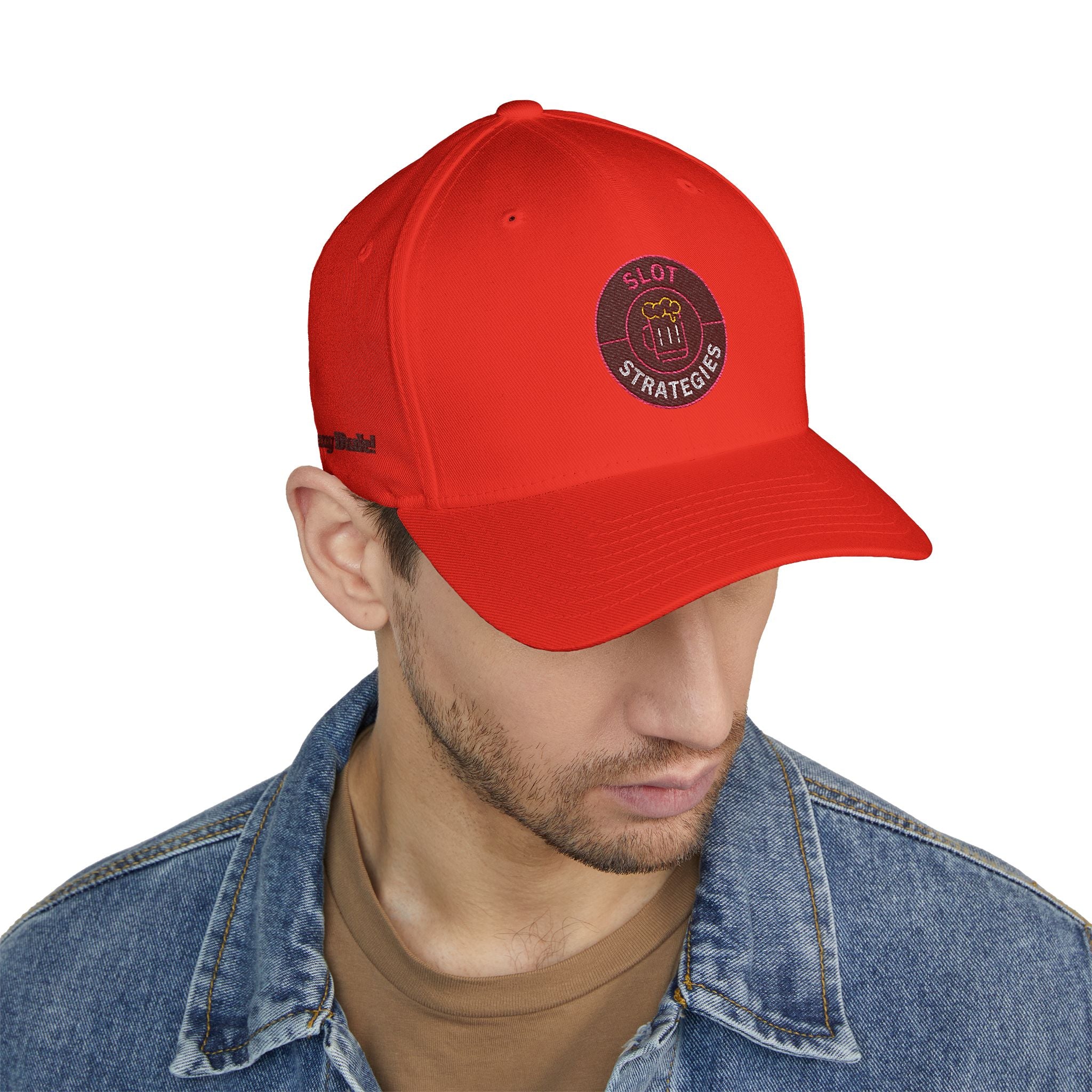 Bang Dude!  -(Embroidered) All American Casino Gamer FlexFit Ball Cap - Light
